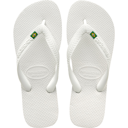 Chinelo Havaianas Brasil - 45/46 - Branco (0001) - Atacado