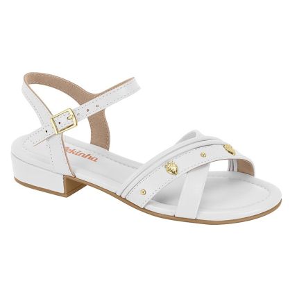 Sandália Infantil Molekinha 2318.149.9569 - Branco (16072) - Atacado