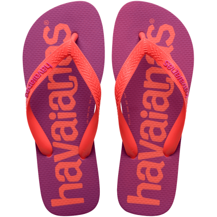 Chinelo Havaianas Top Logo Mania 2 - Salmão - Atacado