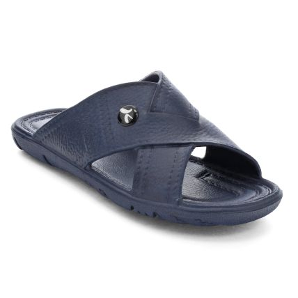 Chinelo Masculino Kemo Jeri - 33 Ao 44 - Azul Marinho - Atacado