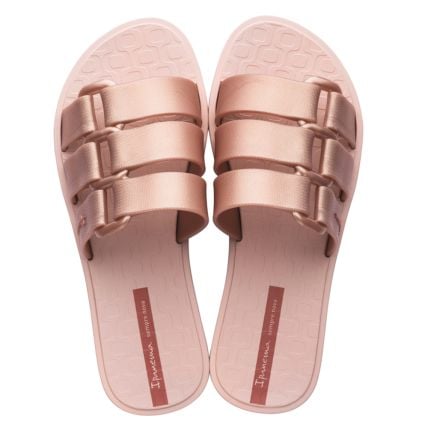 Chinelo Slide Feminino Ipanema Bold - 26519 - Rosa/rose - Atacado