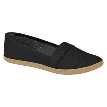 Sapatilha Feminina Moleca 5287.203.10159 - Preto - Atacado