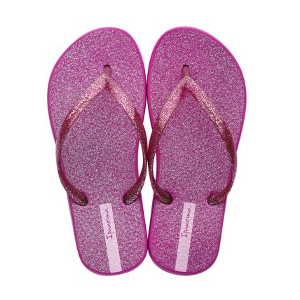 Chinelo Infantil Ipanema Glitter 26622 - Rosa Escuro/glitter - Atacado