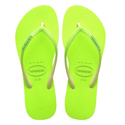 Chinelo Havaianas Slim Glitter Neon. - Lima - Atacado