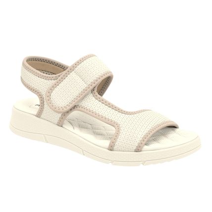 Sandália Feminina Piccadilly 571004 - Napa/off White - Atacado