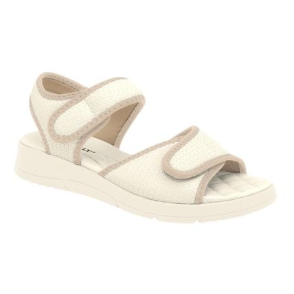 Sandália Feminina Piccadilly 571003 - Napa/off White - Atacado