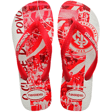 Chinelo Havaianas Top Times Inter. - Branco (Internacional) - Atacado