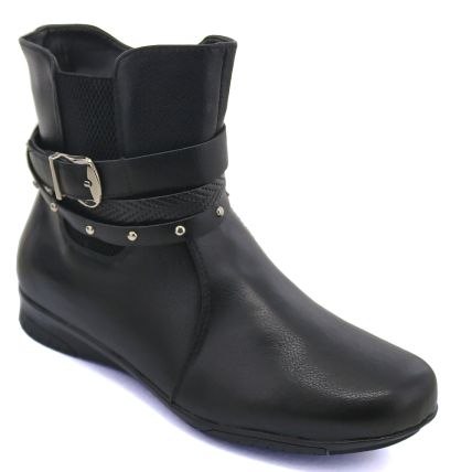 Bota Feminina Mooncity 71083 - - Preto - Atacado