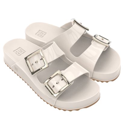 Tamanco Feminino Zaxy Partner III 18063 - Off White Claro - Atacado
