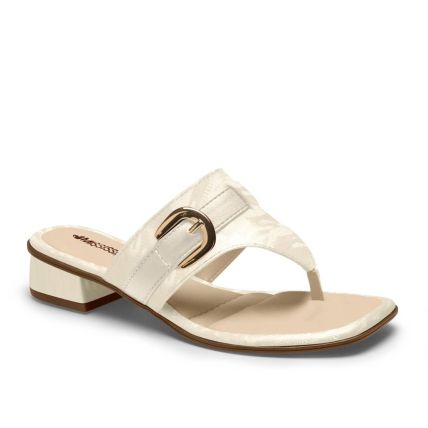 Sandália Feminina Mississipi Mf892-0006 - (9 Pares) - Gelo - Atacado