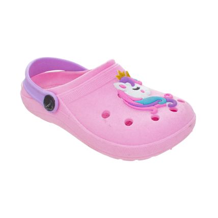 Babuche Infantil Simples Passo 001.153.023 - Rosa Algodão - Atacado