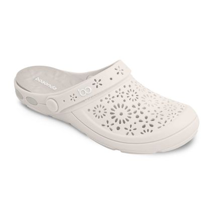 Babuche Feminino Boa Onda 1317 - Branco/branco - Atacado