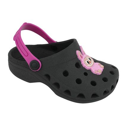 Babuche Infantil Nilqi 040.3.4 - Preto/labu - Atacado