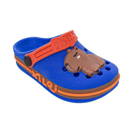 Babuche Infantil Nilqi 070.15.5 - Royal/capivara - Atacado