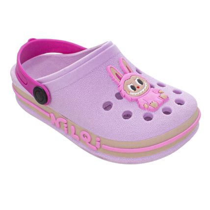 Babuche Infantil Nilqi 070.18.6 - Lilás/labu - Atacado