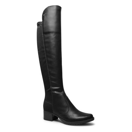 Bota Feminina Mississipi Mi604-0001 - Preto\preto - Atacado