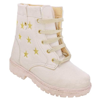Bota Gracinha 880 - Off White/dourado - Atacado