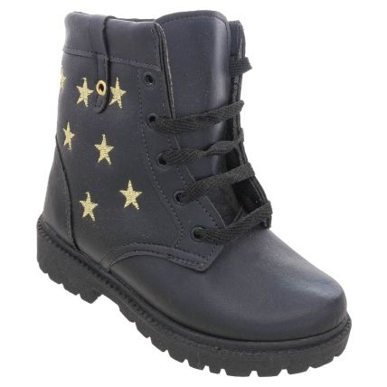 Bota Gracinha 880 - Preto/dourado - Atacado