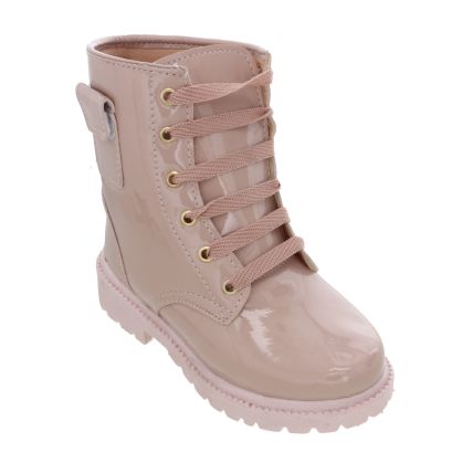 Bota Infantil Gracinha 88 - Nude Verniz - Atacado