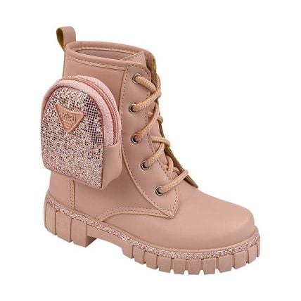 Bota Infantil Nilqi 1510.6.03 - Glitter Rose - Atacado