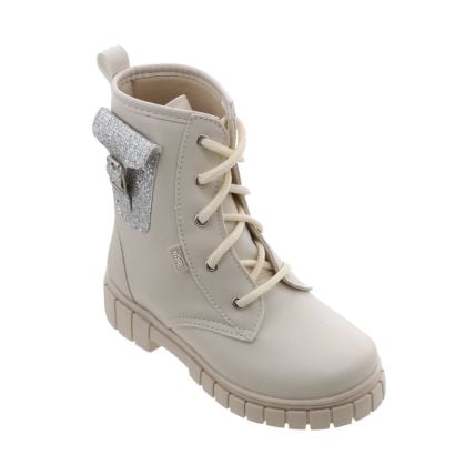 Bota Infantil Nilqi 1510.8.19/ssg - Bolso Glitter/off White - Atacado