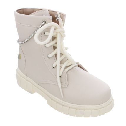 Bota Infantil Tininha 31.019.679 - Off White - Atacado