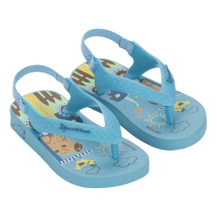 Chinelo Baby Ipanema 25431 - Azul/azul/verde (Bq752) - Atacado
