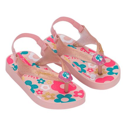 Chinelo Baby Ipanema Barbie Meu Encanto 27460 - Rosa/perolado/azul (Bs669) - Atacado