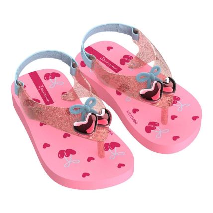 Chinelo Baby Ipanema Belle 27248 - Rosa/glitter/azul (Bw868) - Atacado