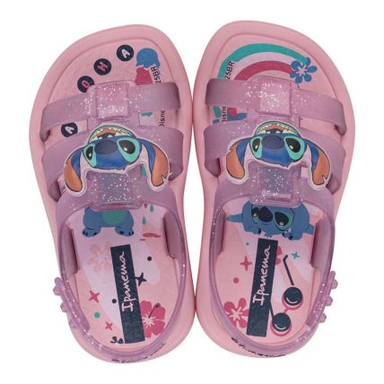 Chinelo Baby Ipanema Disney 27373 - Rosa/rosa Glitter (Bm960) - Atacado