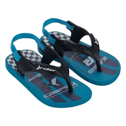 Chinelo Baby Rider Street Fun 11810 - Azul/preto/branco (Bq668) - Atacado