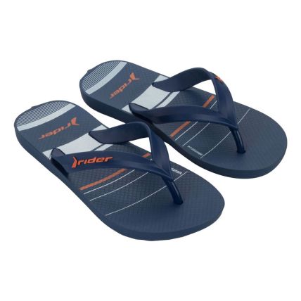 Chinelo Dedo Infantil Rider Feel Urban 12342 - Azul/azul Escuro/laranja (Bs810) - Atacado