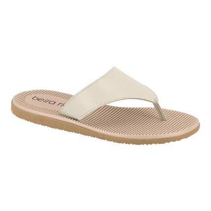 Chinelo Feminino Beira Rio 8395.232.9569 - Branco Off (35312) - Atacado