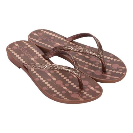 Chinelo Feminino Grendha Amor Em Flor 19086 - Cobre (Bp760) - Atacado