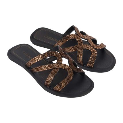 Chinelo Feminino Grendha Buriti Glam 18844 - Preto (At203) - Atacado