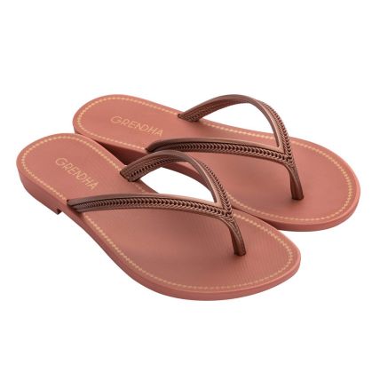 Chinelo Feminino Grendha Mais Acai Essencia 18510 - Rosa Cota - Atacado