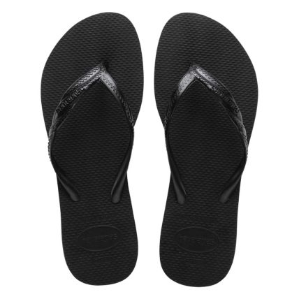 Chinelo Feminino Havaianas Fantasia - 4147115 - Preto - Atacado