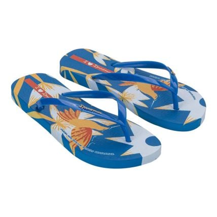 Chinelo Feminino Ipanema Arte 27357 - Azul/azul/amarelo (Bn162) - Atacado