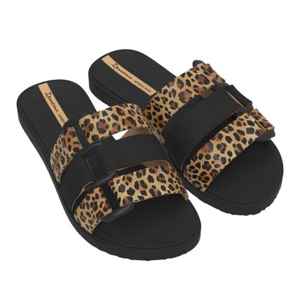 Chinelo Feminino Ipanema Bold Mais 27371 - Preto/bege (Bm625) - Atacado