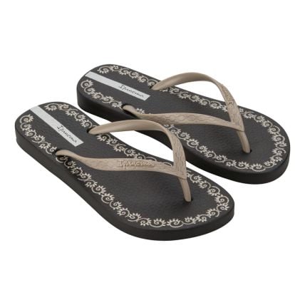 Chinelo Feminino Ipanema Day 27321 - Marrom/bege (Bj092) - Atacado
