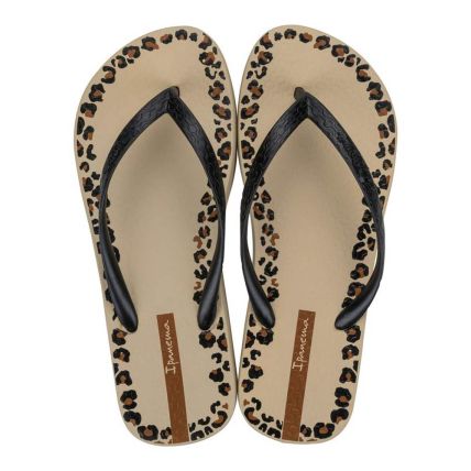 Chinelo Feminino Ipanema Day 27321 - Preto/bege/marrom (Bg904) - Atacado