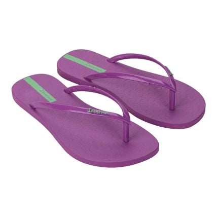 Chinelo Feminino Ipanema Easy 26770 - Lilás/verde (Bj831) - Atacado
