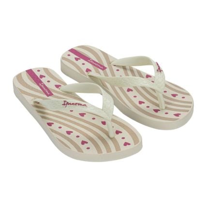 Chinelo Feminino Ipanema Happy 25279 - Bege/bege/rosa (Bn413) - Atacado