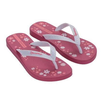 Chinelo Feminino Ipanema Happy 25279 - Rosa Escuro/branco (Bn411) - Atacado