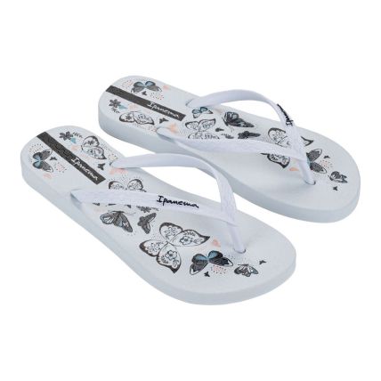 Chinelo Feminino Ipanema Oasis 26571 - Branco/rosa/preto (Bt180) - Atacado