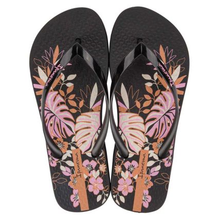 Chinelo Feminino Ipanema Orla 27036 - Preto/preto/rosa (As103) - Atacado