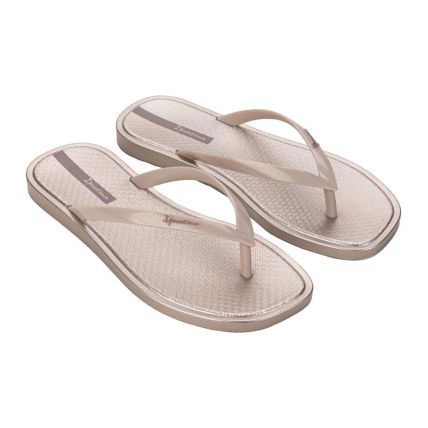 Chinelo Feminino Ipanema Solar Colors 27302 - Bege/bege Metálico (Bg348) - Atacado