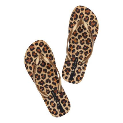 Chinelo Feminino Ipanema Trendy Print 27452 - Bege/ouro/marrom (Br000) - Atacado