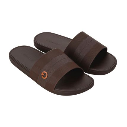 Chinelo Gáspea Masculino Cartago Atlanta 12479 - (02105) - Marrom/marrom (Bk105) - Atacado