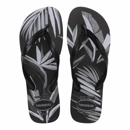 Chinelo Havaianas Aloha - 37 Ao 44 - Preto/preto/cinza (1103) - Atacado